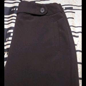 Dark brown Capri slacks
